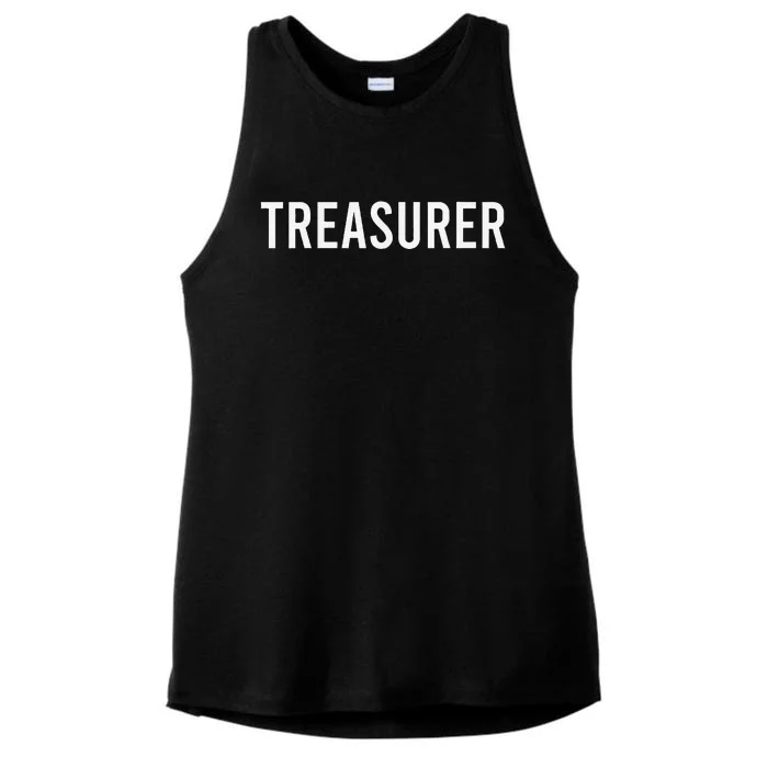 Treasurer Ladies Tri-Blend Wicking Tank