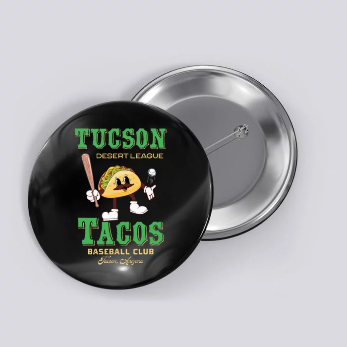 Tucson Tacos Retro Minor League Baseball Team Button