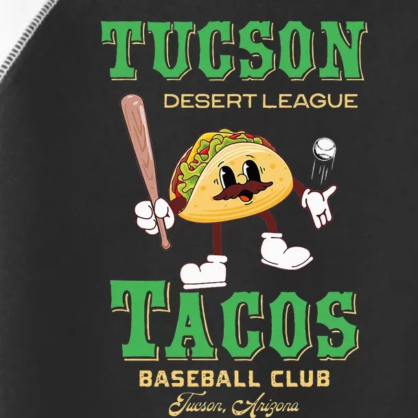 Tucson Tacos Retro Minor League Baseball Team Toddler Fine Jersey T-Shirt