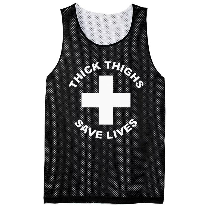 Thick Thighs Save Lives Gym Workout Thick Thighs Mesh Reversible Basketball Jersey Tank