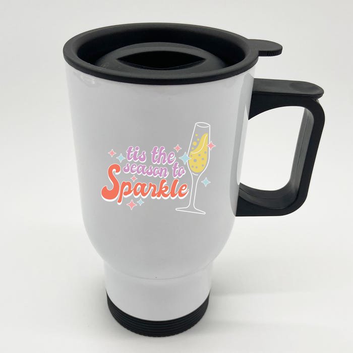 Tis The Season To Gift Front & Back Stainless Steel Travel Mug