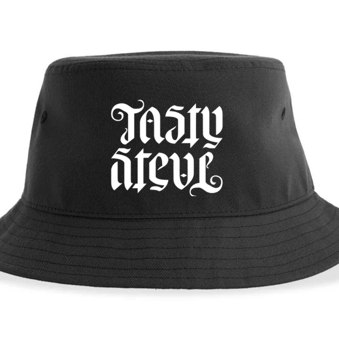 Teno.Gg Tasty Steve Ambigram Sustainable Bucket Hat