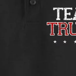 Team Trump Shirts Maga Trump Support Republican Dry Zone Grid Performance Polo