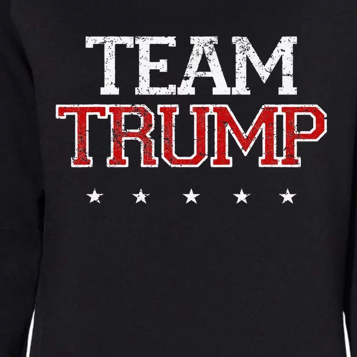 Team Trump Shirts Maga Trump Support Republican Womens California Wash Sweatshirt