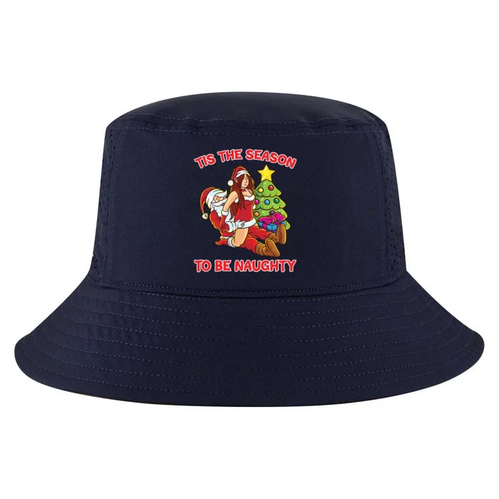 Tis The Season To Be Naughty Humping Santa Claus Love Couple Meaningful Gift Cool Comfort Performance Bucket Hat