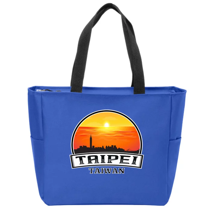 Taipei Taiwan Support For Taiwan I Love Taiwan Funny Gift Zip Tote Bag