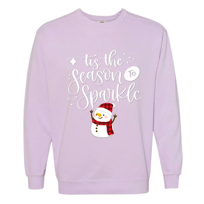 Tis The Season To Winter Christmas Snow Holiday Great Gift Garment-Dyed Sweatshirt