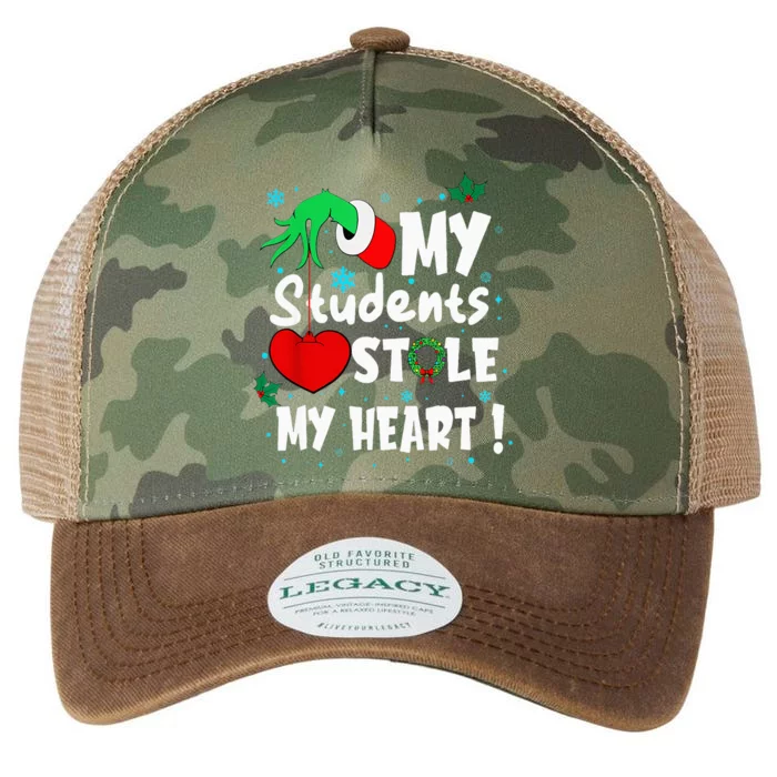 Tis The Season Christmas Funny My Students Stole My Heart Legacy Tie Dye Trucker Hat