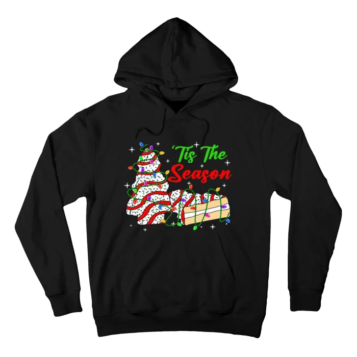 Tis' The Season Christmas Tree Cakes Debbie Xmas Hoodie