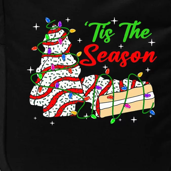 Tis' The Season Christmas Tree Cakes Debbie Xmas Impact Tech Backpack