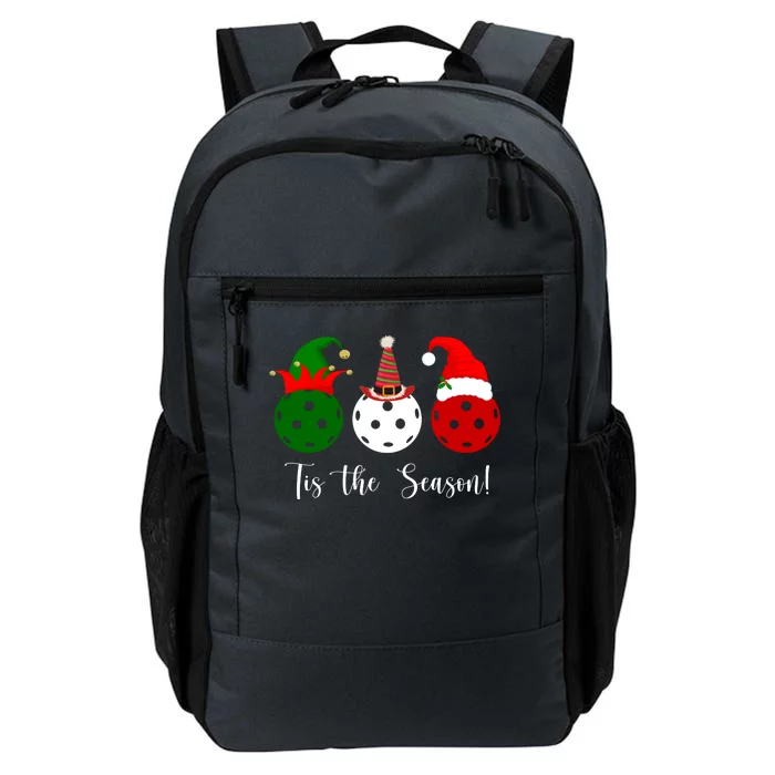 Tis The Season Pickleball Christmas Festive Daily Commute Backpack