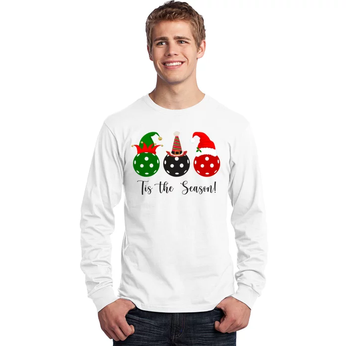 Tis The Season Pickleball Christmas Festive Long Sleeve Shirt