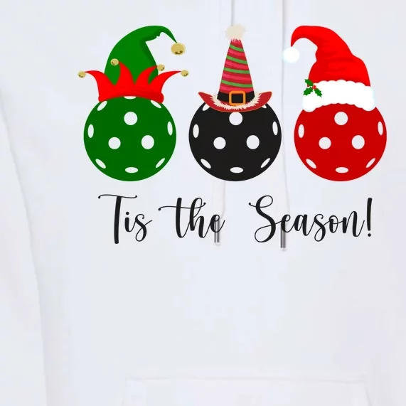 Tis The Season Pickleball Christmas Festive Premium Hoodie