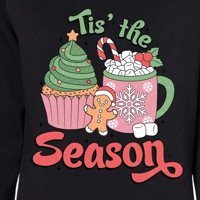 Tis The Season Cozy Christmas Holiday Womens California Wash Sweatshirt