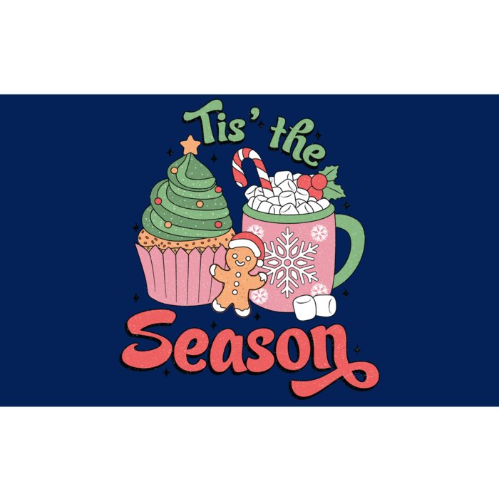 Tis The Season Cozy Christmas Holiday Bumper Sticker