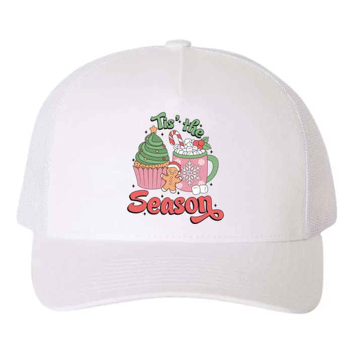 Tis The Season Cozy Christmas Holiday Yupoong Adult 5-Panel Trucker Hat