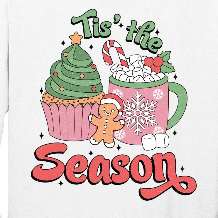 Tis The Season Cozy Christmas Holiday Long Sleeve Shirt