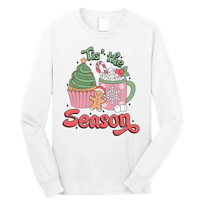 Tis The Season Cozy Christmas Holiday Long Sleeve Shirt