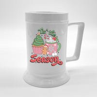 Tis The Season Cozy Christmas Holiday Beer Stein