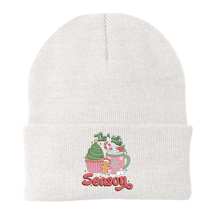 Tis The Season Cozy Christmas Holiday Knit Cap Winter Beanie