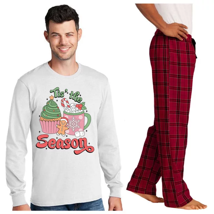 Tis The Season Cozy Christmas Holiday Long Sleeve Pajama Set