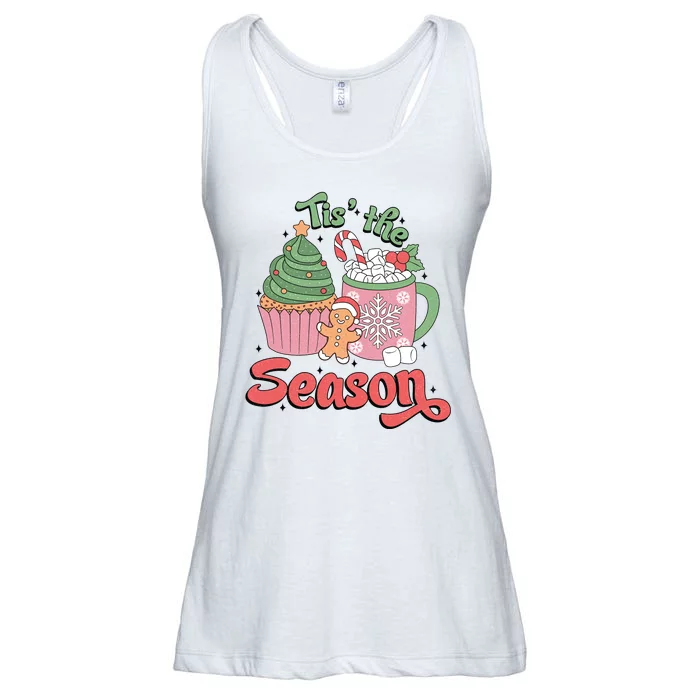 Tis The Season Cozy Christmas Holiday Ladies Essential Flowy Tank