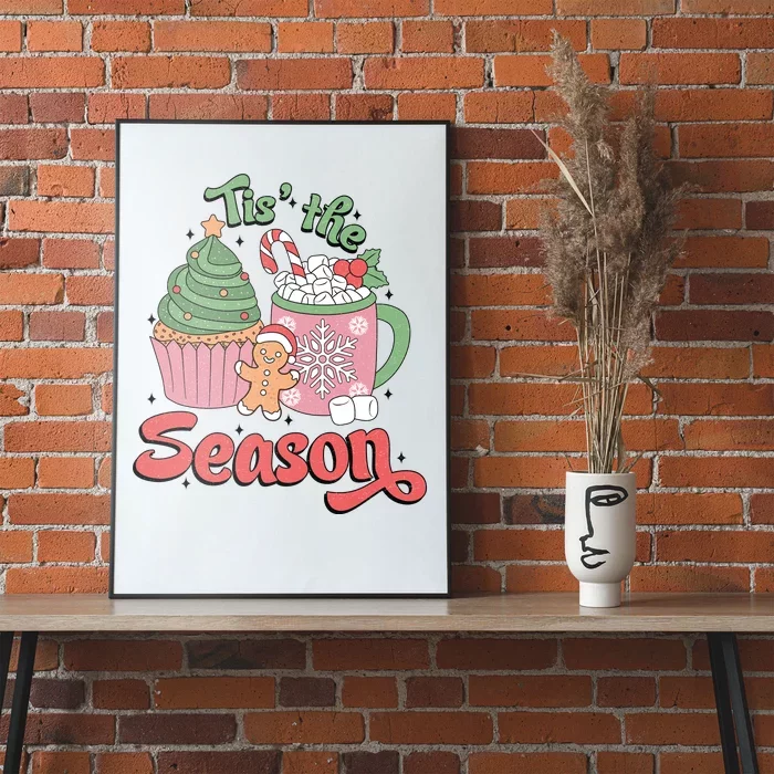 Tis The Season Cozy Christmas Holiday Poster