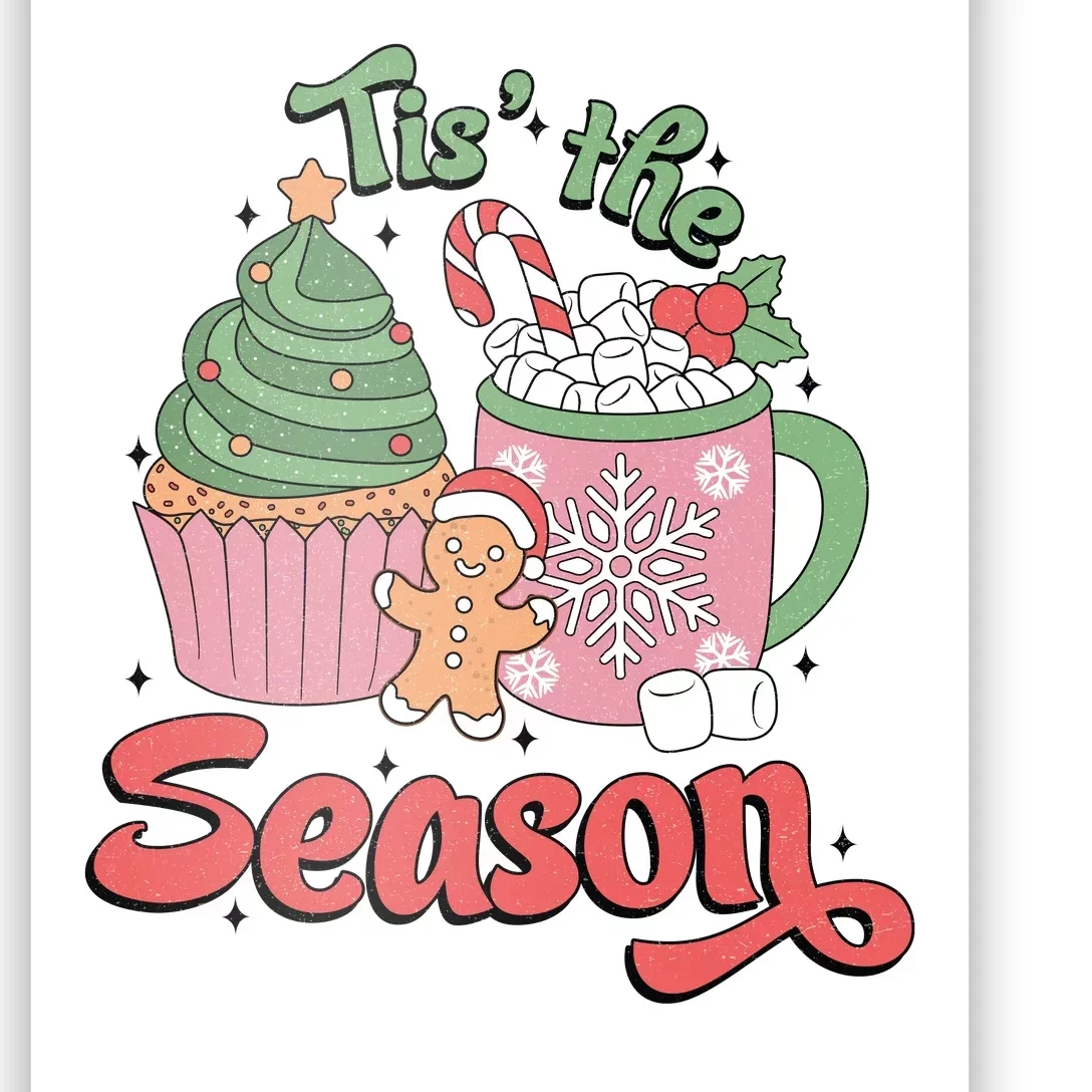 Tis The Season Cozy Christmas Holiday Poster