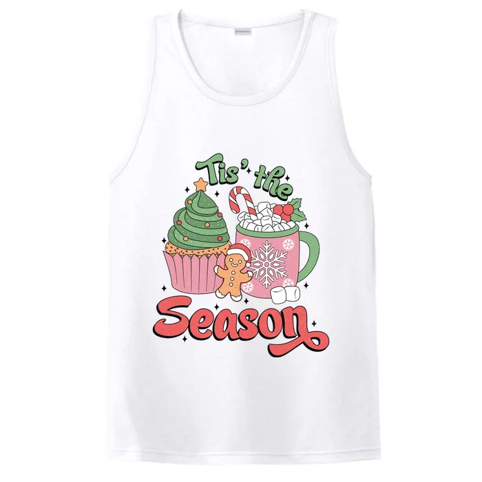 Tis The Season Cozy Christmas Holiday Performance Tank