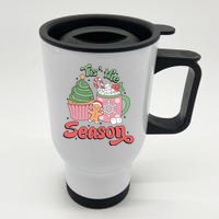 Tis The Season Cozy Christmas Holiday Stainless Steel Travel Mug