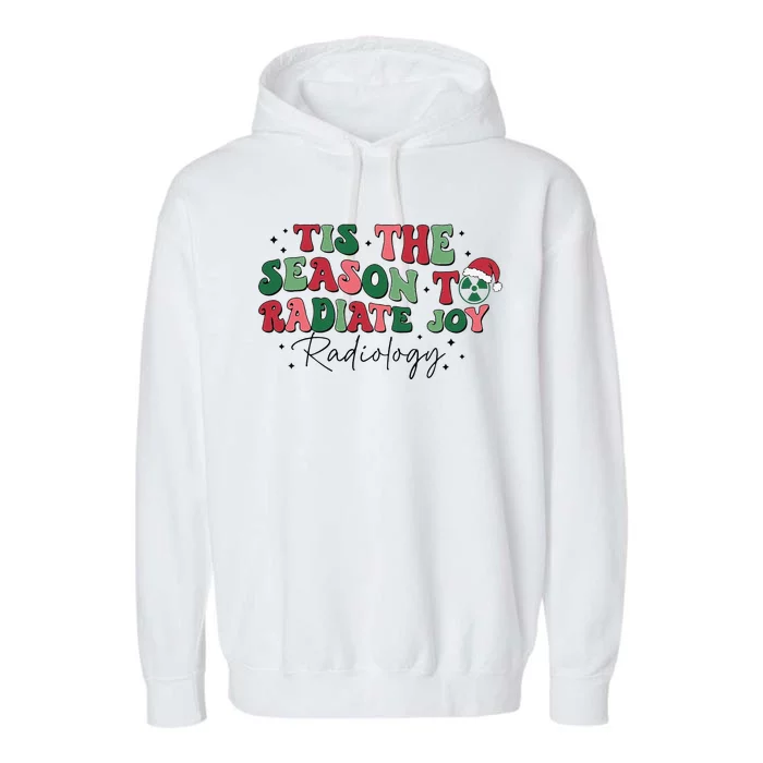 Tis The Season To Radiate Joy Garment-Dyed Fleece Hoodie