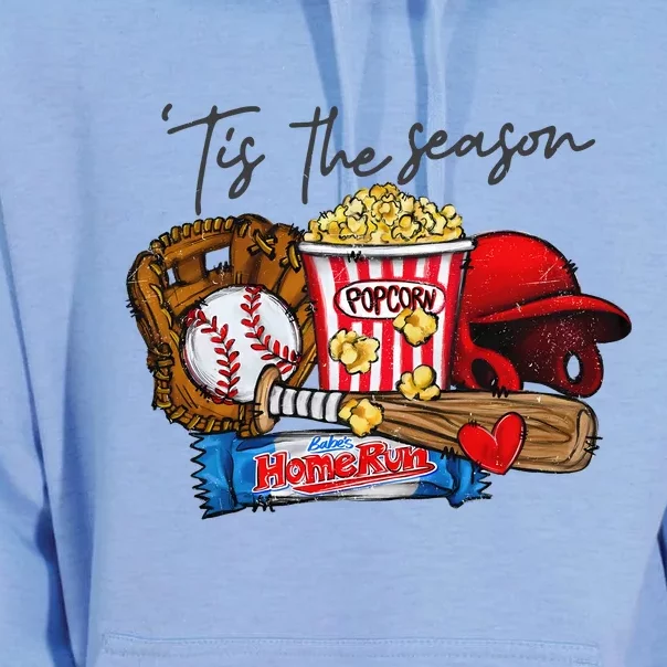 Tis The Season Baseball Team Lover Unisex Surf Hoodie