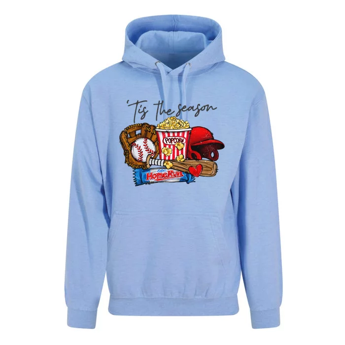 Tis The Season Baseball Team Lover Unisex Surf Hoodie