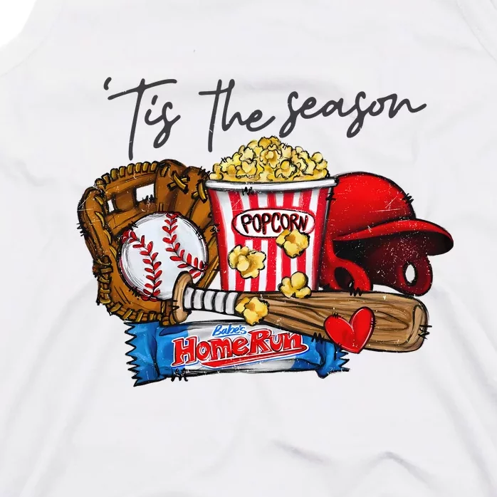 Tis The Season Baseball Team Lover Tank Top