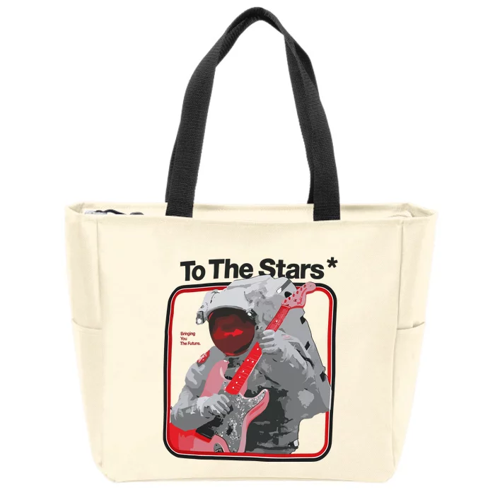 To The Stars Astro Strat Zip Tote Bag