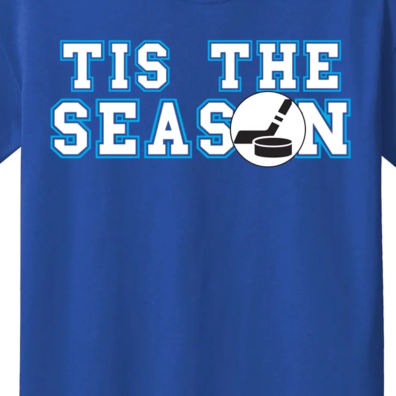 Tis The Season Hockey Player Gift Kids T-Shirt