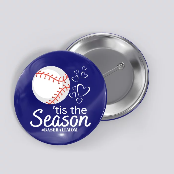 Tis The Season Baseball Gift Button