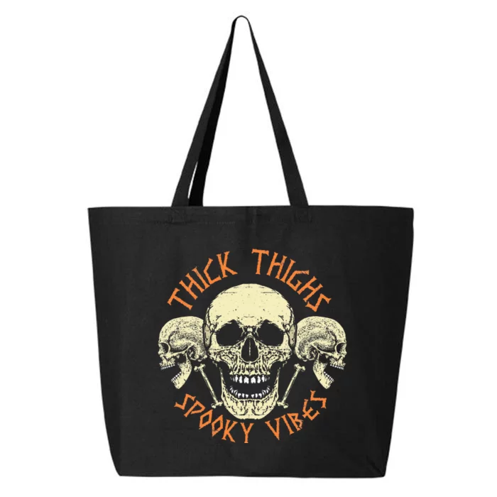 Thick Thighs & Spooky Vibes Halloween Costume 25L Jumbo Tote