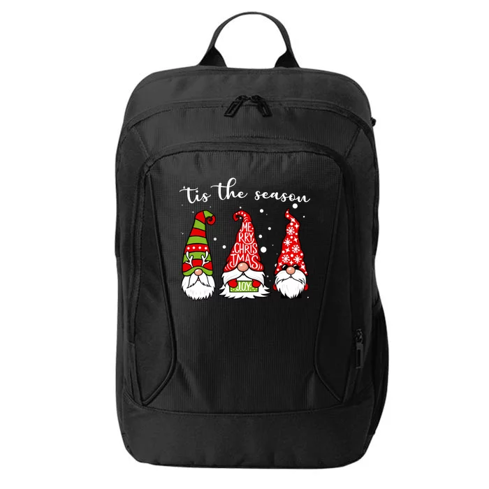 Tis The Season Gnome Christmas Holiday City Backpack