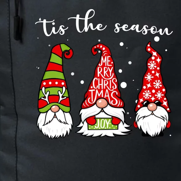 Tis The Season Gnome Christmas Holiday Daily Commute Backpack