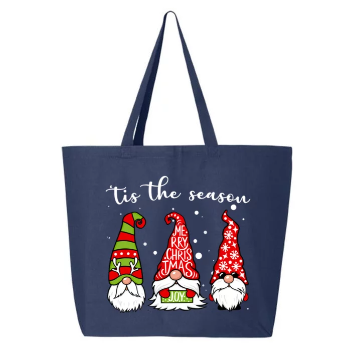 Tis The Season Gnome Christmas Holiday 25L Jumbo Tote