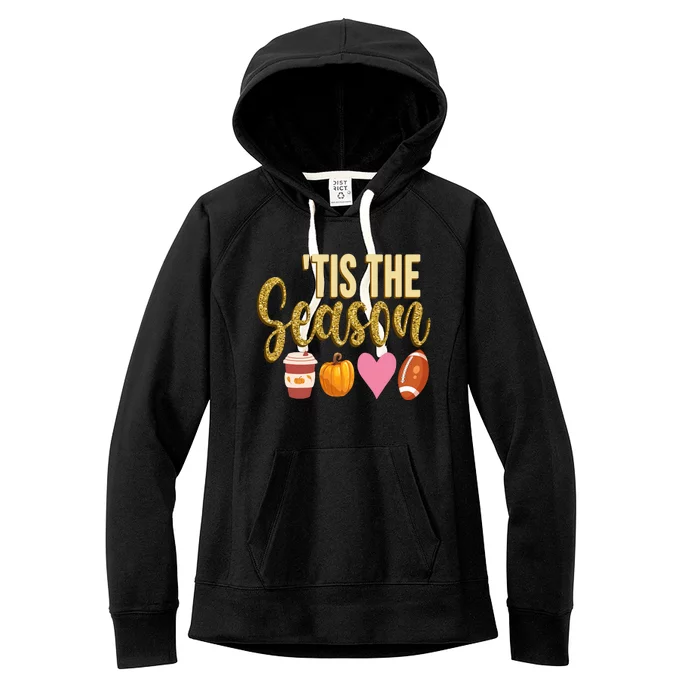 Tis The Season Fall Lover Cute Women's Fleece Hoodie