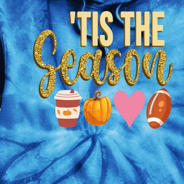 Tis The Season Fall Lover Cute Tie Dye Hoodie