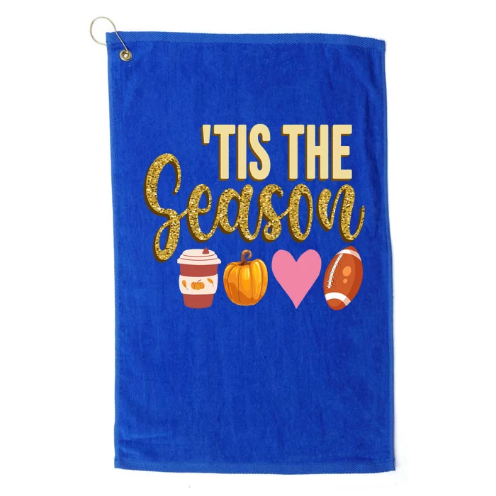 Tis The Season Fall Lover Cute Platinum Collection Golf Towel