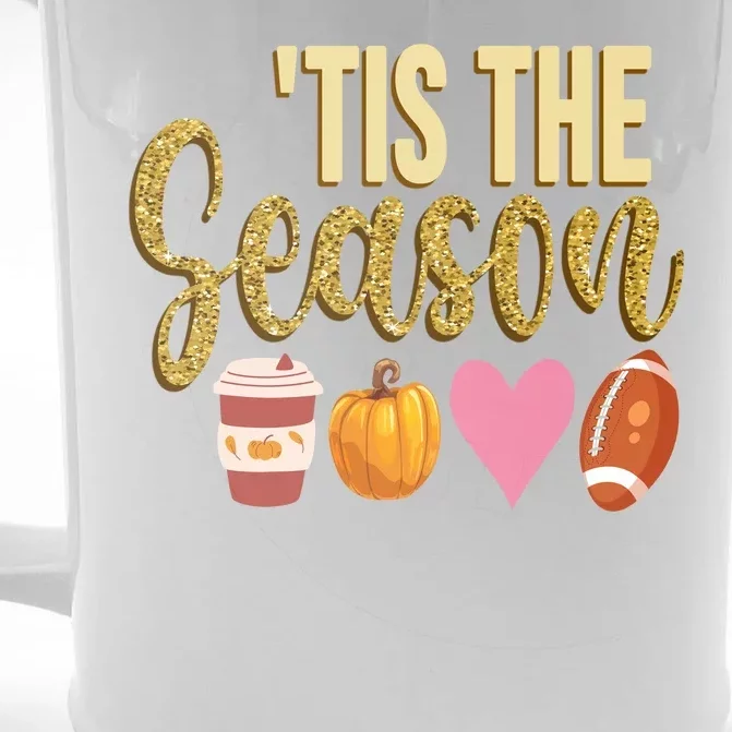 Tis The Season Fall Lover Cute Front & Back Beer Stein