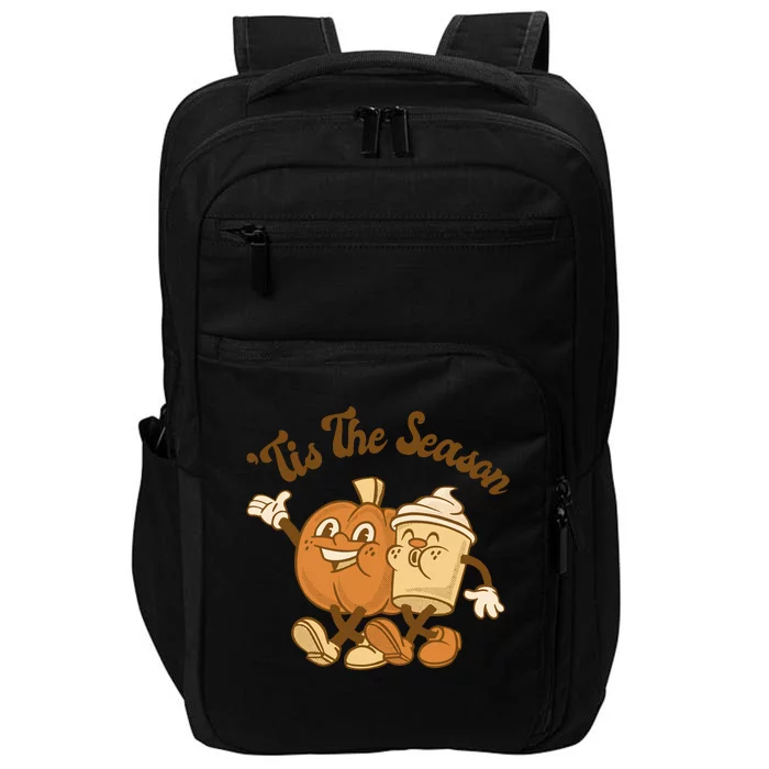 Tis The Season Pumpkin Latte Autumn Impact Tech Backpack