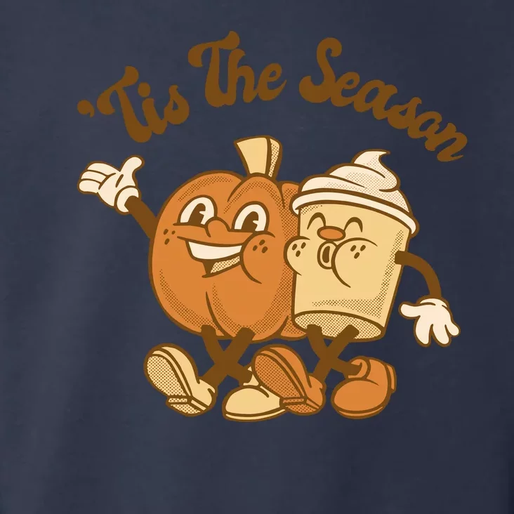 Tis The Season Pumpkin Latte Autumn Toddler Hoodie