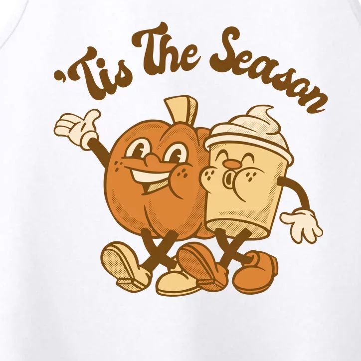 Tis The Season Pumpkin Latte Autumn Performance Tank