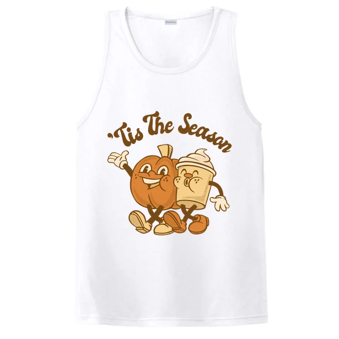 Tis The Season Pumpkin Latte Autumn Performance Tank