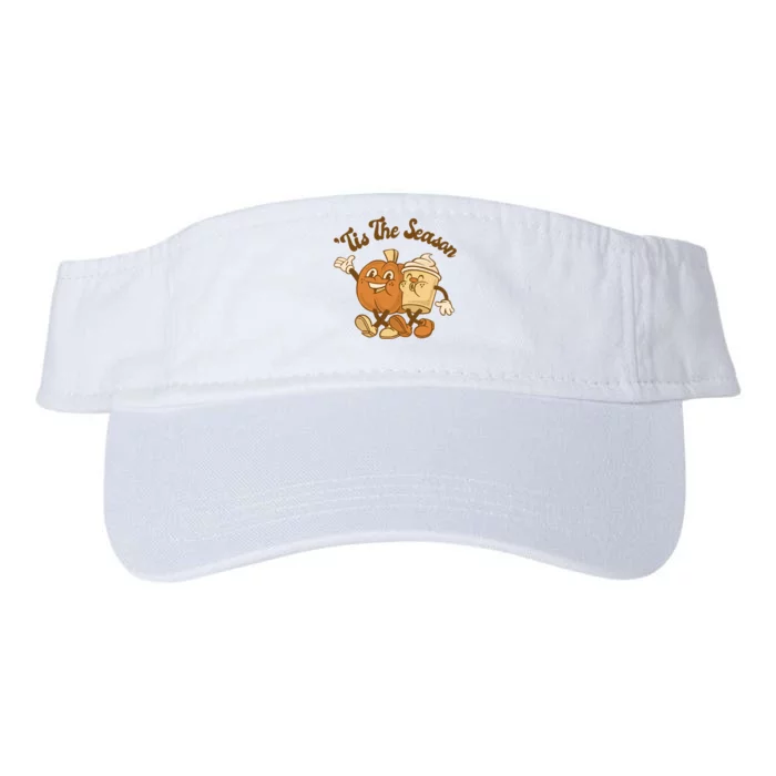 Tis The Season Pumpkin Latte Autumn Valucap Bio-Washed Visor